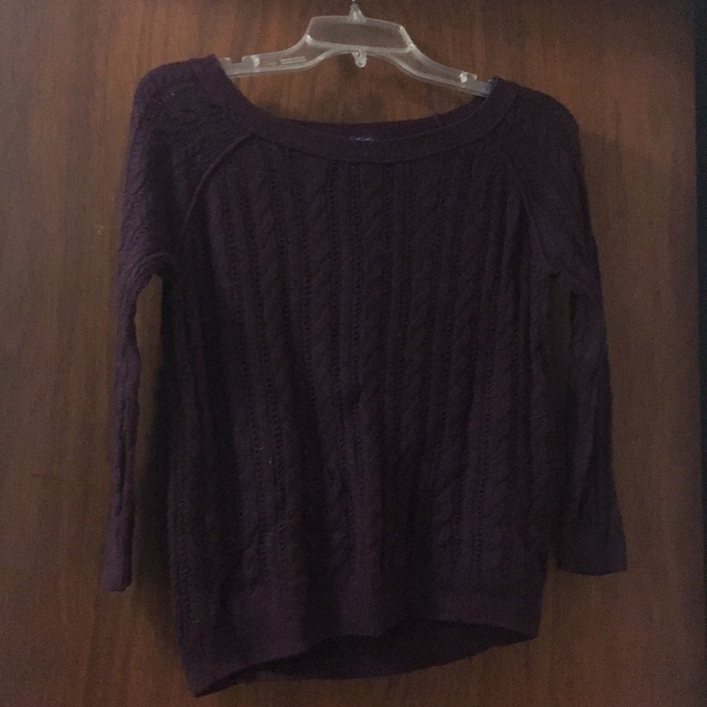 Purple American Eagle sweater